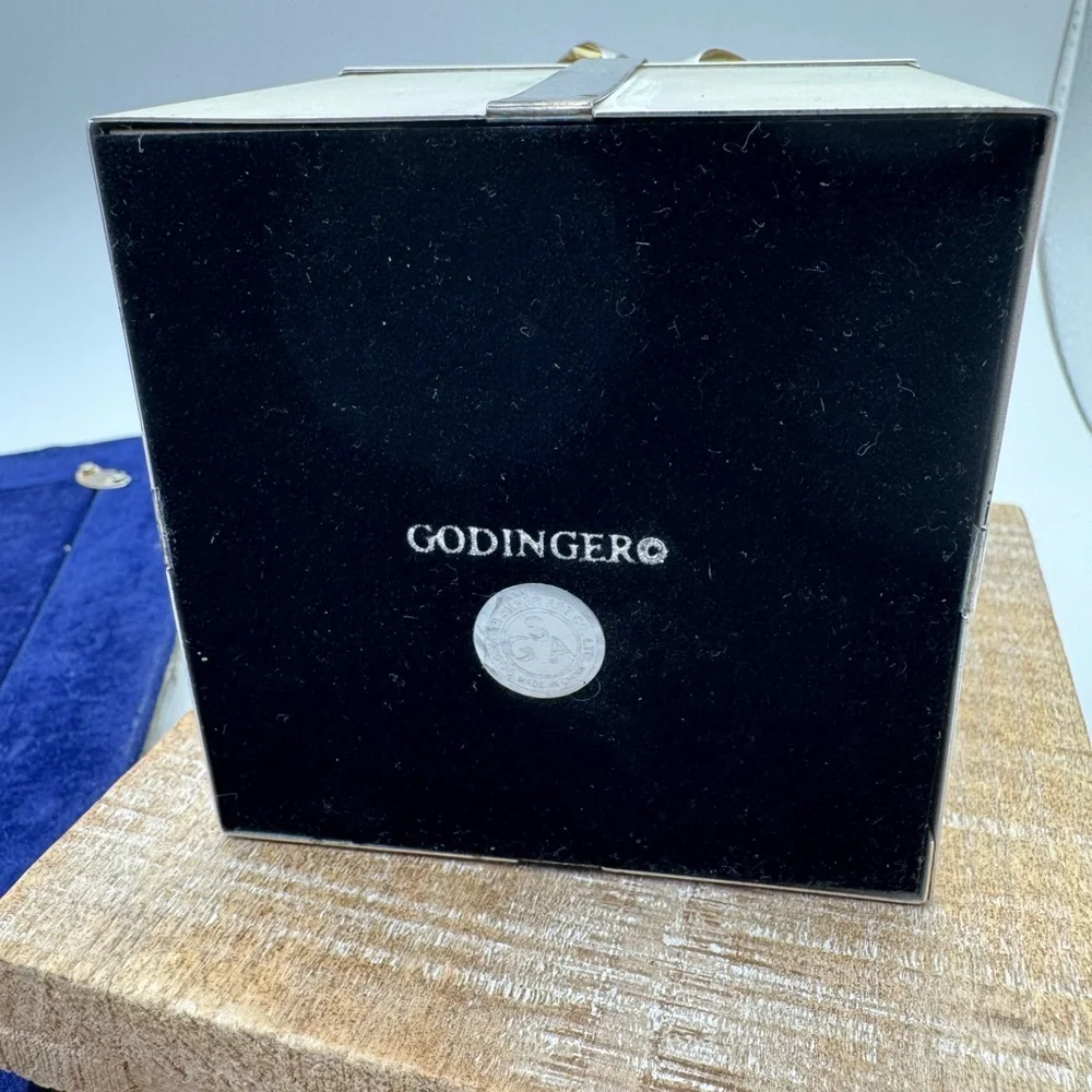 Vintage Godinger Elegant Silver Photo Frame and Candle Holder